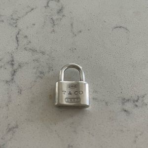 Tiffany & Co Padlock Sterling Silver necklace pendant, no chain